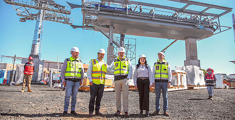 Con avance del 80 % la primera estación del cablebús de Uruapan