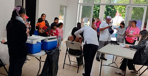 Movimiento Antorchista lleva campaña de salud a la colonia Misión del Valle