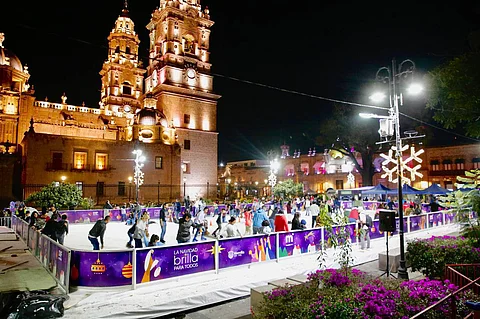 Pista de hielo, desde este lunes a las 7:00 pm en Morelia