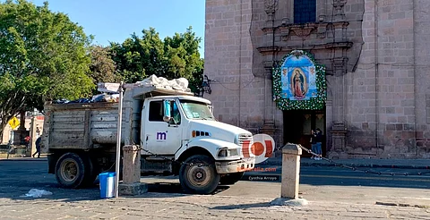 Fiestas guadalupanas en Morelia han dejado 395 toneladas de basura