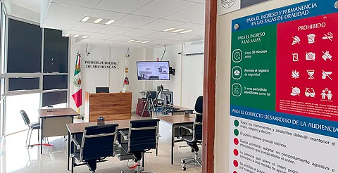 2,452 audiencias realizadas durante noviembre por juezas y jueces orales penales del Poder Judicial de Michoacán