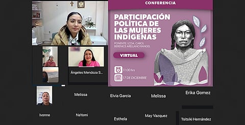 Impulsa IEM la participación política de mujeres indígenas y refuerza medidas contra la violencia de género