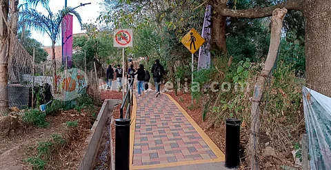 En la tenencia de Jesús del Monte, inauguran primer Sendero Seguro
