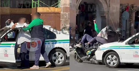 Pelea termina en atropellamiento y persecución en centro de Morelia