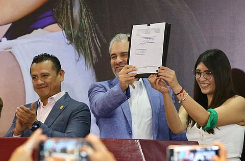 En 2024 Michoacán sentó precedente con despenalización aborto: Bedolla