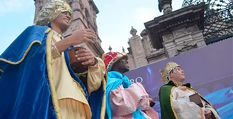 Melchor, Gaspar y Baltazar recorrerán Avenida Acueducto y Madero para llegar frente a Catedral