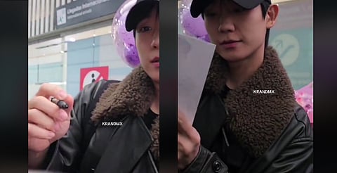 Jung Hae In llega a México y atiende a fans