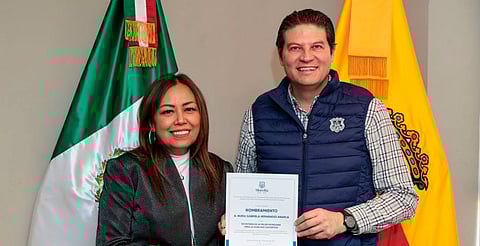 Alfonso Martínez nombra a titular de la Secretaría de la Mujer Moreliana