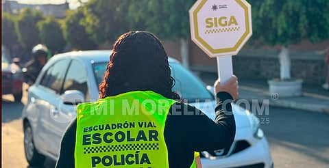 Inicia en Morelia el programa de "Escuadrones viales escolares"