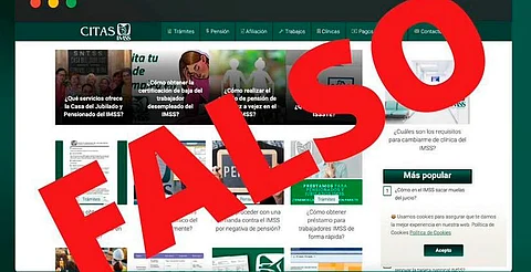 ¡Cuidado! Alertan por página falsa del IMSS para sacar citas