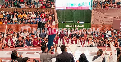 Destaca Carolina Rangel avance de la afiliación masiva de Morena