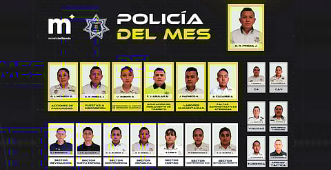 Policía Morelia reconoce al oficial D.R. Pineda como "Policía del Mes" de enero