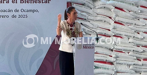 Claudia Sheinbaum anuncia programa de bienestar que arrancará en marzo, también será en Cuitzeo