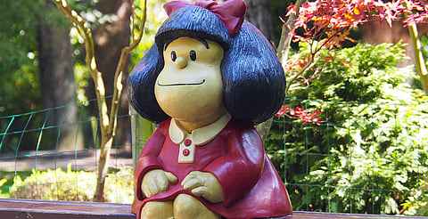 Mafalda llega a la FIL Minería 2025 de CDMX con una escultura especial