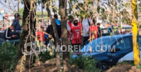 Sale video de equipo atacado a balazos en Morelia minutos antes de ello