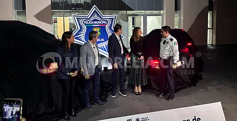 Policía de Morelia estrena 100 nuevas patrullas con imagen renovada