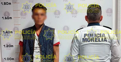 Policía Morelia detiene a presunto ladrón y recupera pertenencias