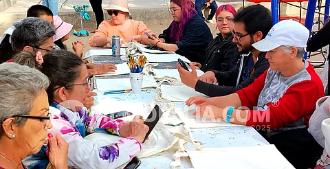 Familias morelianas disfrutan del segundo "Corredor Cultural del Boule"