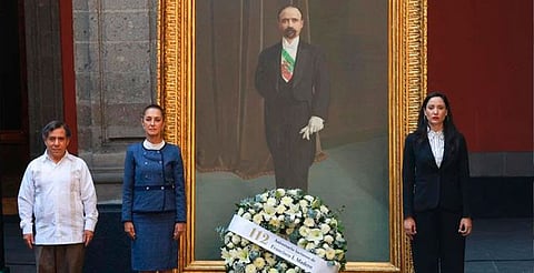 Encabeza Sheinbaum conmemoración del 112 Aniversario Luctuoso de Francisco I. Madero