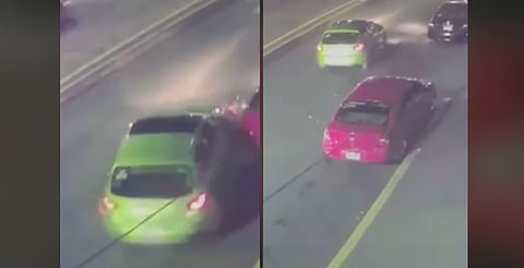 Buscan a conductora que chocó auto y huyó, en Morelia