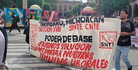CNTE convoca a marcha masiva estatal en defensa de los derechos laborales