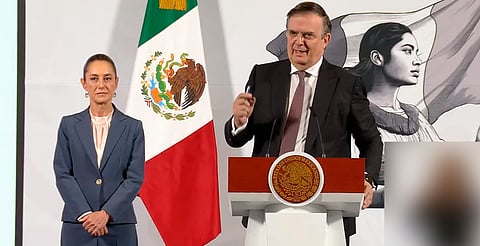 México negocia con "sangre fría" y firmeza aranceles con EU: Ebrard