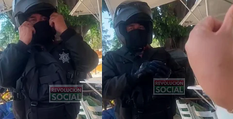 Policía Auxiliar investiga presunto acto inapropiado de uno de sus agentes