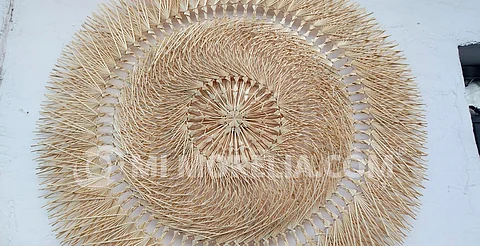 Artesanía de fibra vegetal, una tradición que va de generación en generación