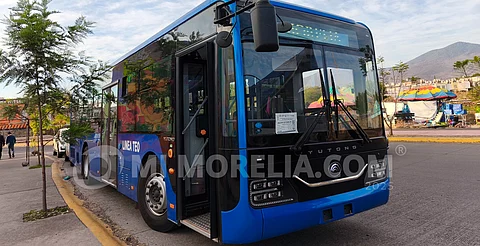 Morelia: prueban nuevos camiones con pago digital y aire acondicionado en Villas del Pedregal
