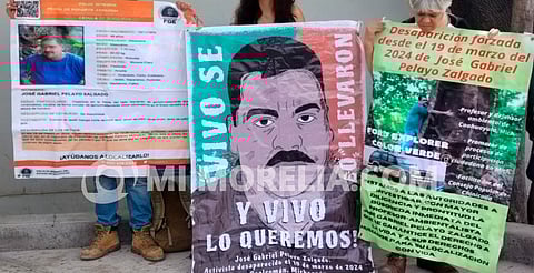 Familia del activista desaparecido José Gabriel Pelayo denuncia presuntas irregularidades de la FGE