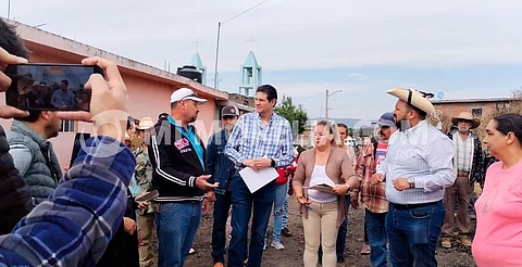 Más obras en zona rural de Morelia: Alfonso Martínez realiza gira en Chiquimitío