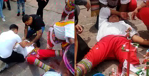 Volador de Papantla cae durante ceremonia en Xochimilco