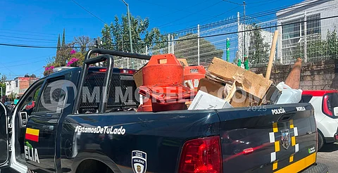 En un día hasta 60 objetos que obstruyen la vía pública son retirados por la Policía Morelia