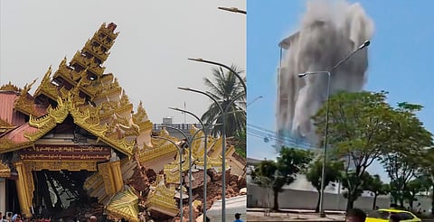 Aumenta a mil 644 personas muertas por terremoto en Myanmar