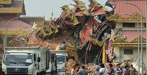 Suman más de 2 mil muertos en terremoto de Myanmar; continúa la búsqueda de desaparecidos