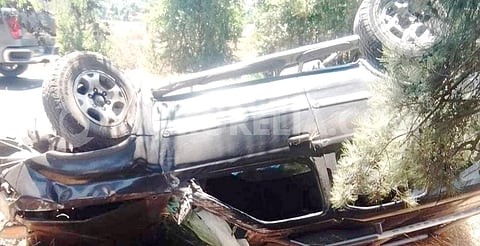 Vuelca camioneta en la Pátzcuaro-Morelia