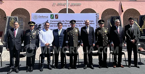 Rinde protesta general Juan Bravo Velázquez como comandante de la XXI Zona Militar