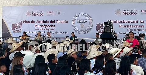 Desde Paracho, Sheinbaum arranca el Plan de Justicia para el Pueblo Purépecha