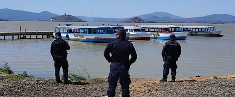 SSP refuerza operativo en lago de Pátzcuaro para evitar robo de agua