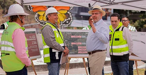 Distribuidor vial de autopista Zitácuaro-Maravatío, listo en octubre: Bedolla