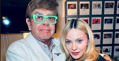 Madonna y Elton John hacen las paces tras años de tensiones; planean colaboración
