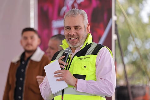 Invertidos en Michoacán, más de 30 mil mdp en obras de infraestructura: Bedolla