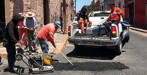 Gobierno de Morelia continúa mejoramiento de vialidades del Centro de la ciudad