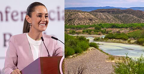 Claudia Sheinbaum responde a Trump tras acusaciones por tratado de agua con Texas