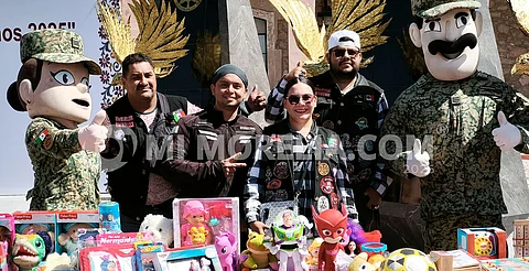 Ejército Mexicano y motociclistas recorren Michoacán en apoyo a la niñez