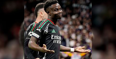 Bukayo Saka fue el villano y héroe del encuentro