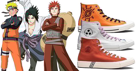Naruto llega a los sneakers: Converse lanza tenis inspirados en el anime