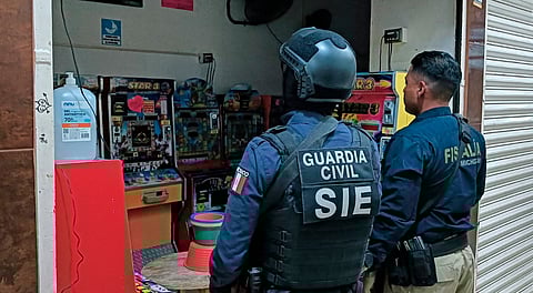 Decomisan 214 máquinas tragamonedas vinculadas a extorsión en Apatzingán