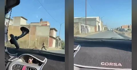 Advierten de tipo que lanza piedras a coches en esta colonia de Morelia
