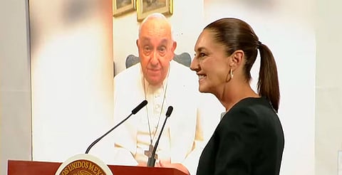 Sheinbaum presenta emotivo mensaje inédito del Papa Francisco a México